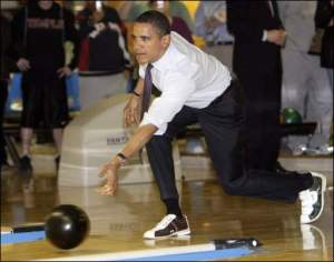 Folks from the red states made fun of the bowling, while blue staters looked down on the shoes.
